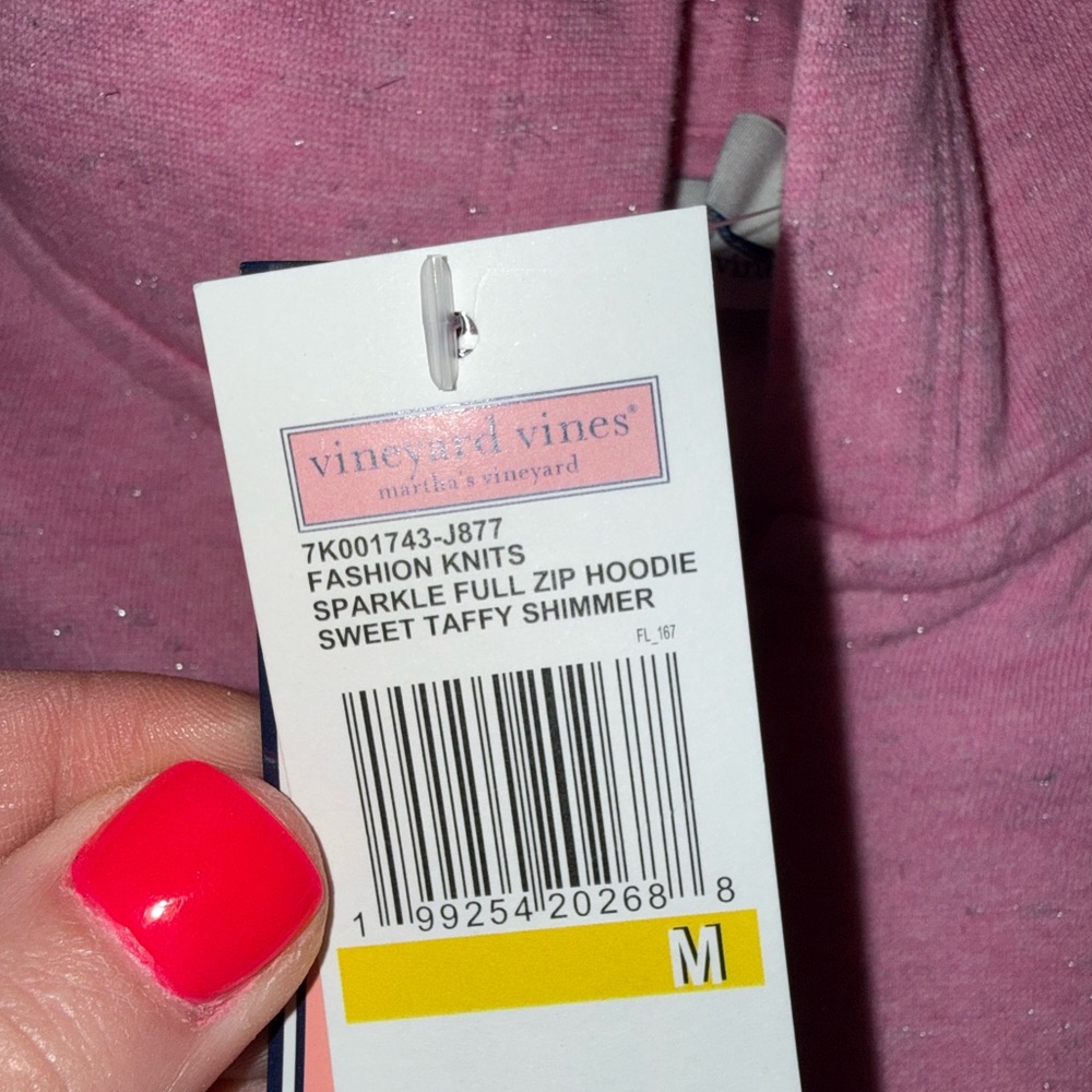 Vineyard Vines Sparkle Zipup Sweatshirt - Picture 2 of 2